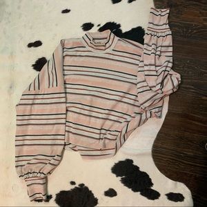 Free People Puffy Sleeve Top